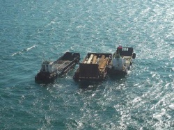 Upgraded pontoon has completed navigation in the Arctic
