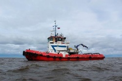 Завершен доковый ремонт морского буксира "Антей"