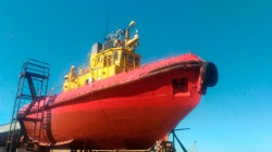 Dock repair of the tug "Almaz" started