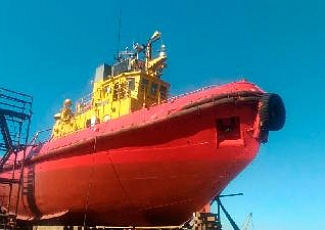 Dock repair of the tug "Almaz" started
