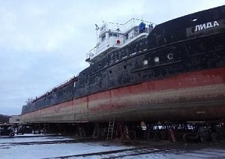 Dock repair of m/v “Lida” completed